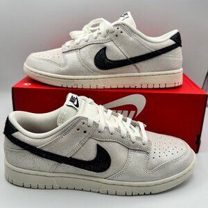 Nike Dunk SE Low White Glittery Suede (W12 - M10.5)